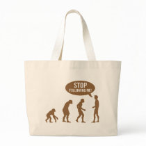 evolution - stop following me! tote bag
