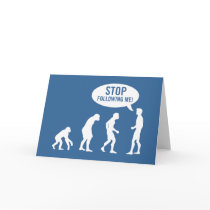 evolution - stop following me! cards by strk3 evolution - stop following me! cards