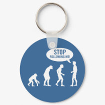 evolution - stop following me! keychains by strk3 evolution - stop following me! keychains