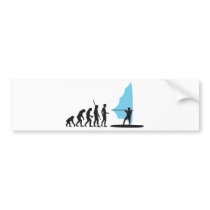 evolution surfer bumper stickers