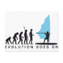 evolution surfer postcards