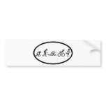 Evolution tri Eclipse Bumper Stickers