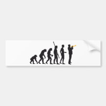 evolution trumpet more player bumper stickers