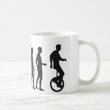 evolution unicycle mugs