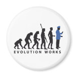 Evolution uniform fridge magnets