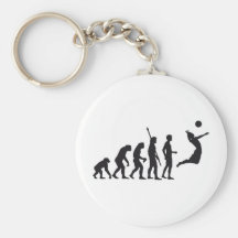 evolution volleyball keychains