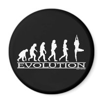 Evolution - Yoga magnets by Mall4MyLife Evolution - Yoga magnets