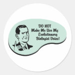 Evolutionary Biologist Voice Round Stickers