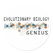 Evolutionary Biology Genius stickers