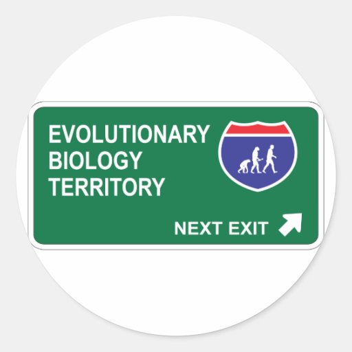 Evolutionary Biology Next Exit Stickers