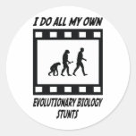 Evolutionary Biology Stunts Stickers