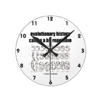 evolutionary history can be a bit repetitive round wall clock
