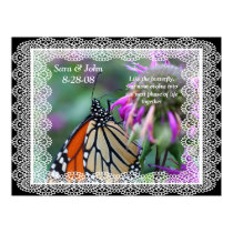 Evolve Butterfly Wedding Anniversary Poster Print