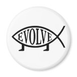 Evolve Fish Fridge Magnet