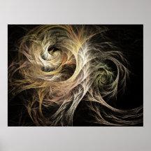 Evolve Flame Fractal Print