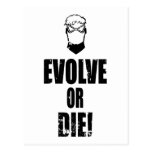 Evolve or Die! postcards