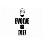 Evolve or Die! postcards