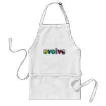 EVOLVE with Six Symbols of Peace and Progress Aprons