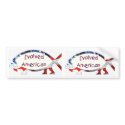 evolved american 2for1 bumper stickers