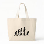 Evoultion Cat "We Believe"-Funny Cat Lovers bags