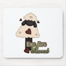ewe are loved valentine sheep mousepad