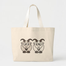 Ewe Get My Goat Tote Bags