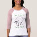 Ladies 3/4 Sleeve Raglan (Fitted)