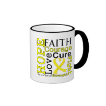 Ewing Sarcoma Faith Motto Coffee Mug