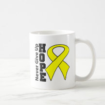 Ewing Sarcoma Hope Never Give Up Mugs