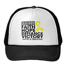 Ewing Sarcoma Hope Strength Victory Mesh Hats