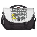 Ewing Sarcoma I Fought Conquered Won Bags For Laptop