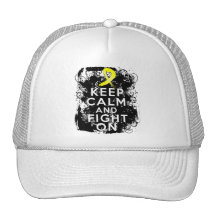 Ewing Sarcoma  Keep Calm and Fight On Trucker Hat