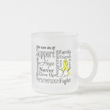 Ewing Sarcoma Supportive Words Coffee Mug