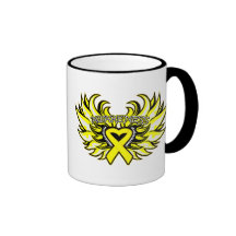 Ewings Sarcoma Awareness Heart Wings.png Mug