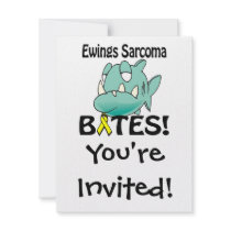Ewings Sarcoma BITES Custom Announcements