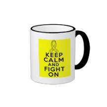 Ewings Sarcoma Keep Calm and Fight On Mugs