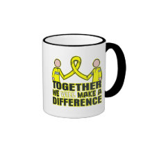 Ewings Sarcoma Together We Will Make A Difference Coffee Mugs