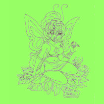 Ewww! COLOR MY ART! Fairy t-shirts