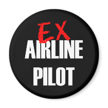 EX AIRLINE PILOT magnets