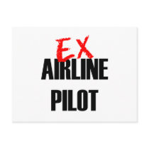 EX AIRLINE PILOT postcards by NotWorking EX AIRLINE PILOT postcards
