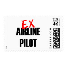 EX AIRLINE PILOT STAMPS