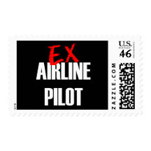 EX AIRLINE PILOT STAMPS