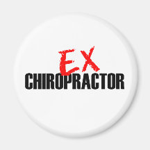 EX CHIROPRACTOR LIGHT FRIDGE MAGNETS