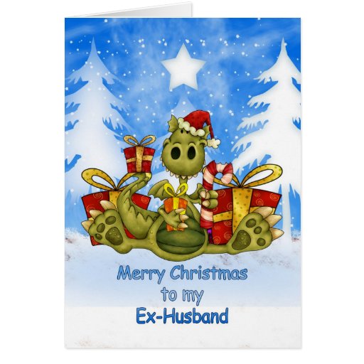 ex husband christmas card cute santa dragon zazzle ex husband christmas card cute santa dragon zazzle