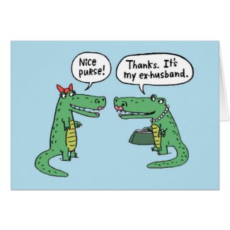 Ex-husband - Greeting Card