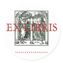 Ex Libris Book Holders stickers
