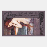 Ex Libris - The Mirmaid Book Plate Rectangular Stickers