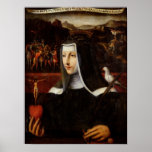 Ex Voto dedicated to St. Catherine of Siena Poster