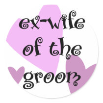 Ex-Wife of the Groom stickers