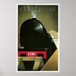Exactitude Railway Poster